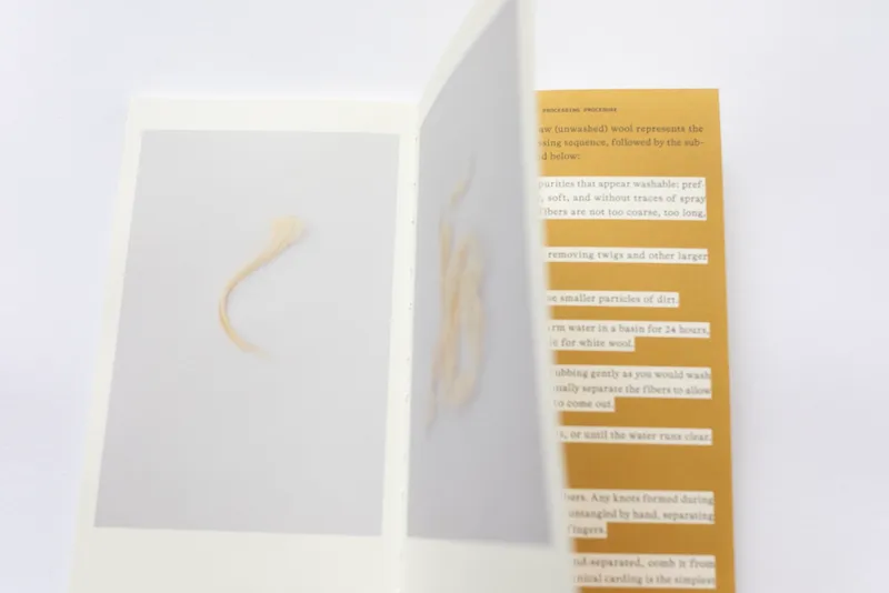 Soft waste: Notes on wool, nature and traces that linger